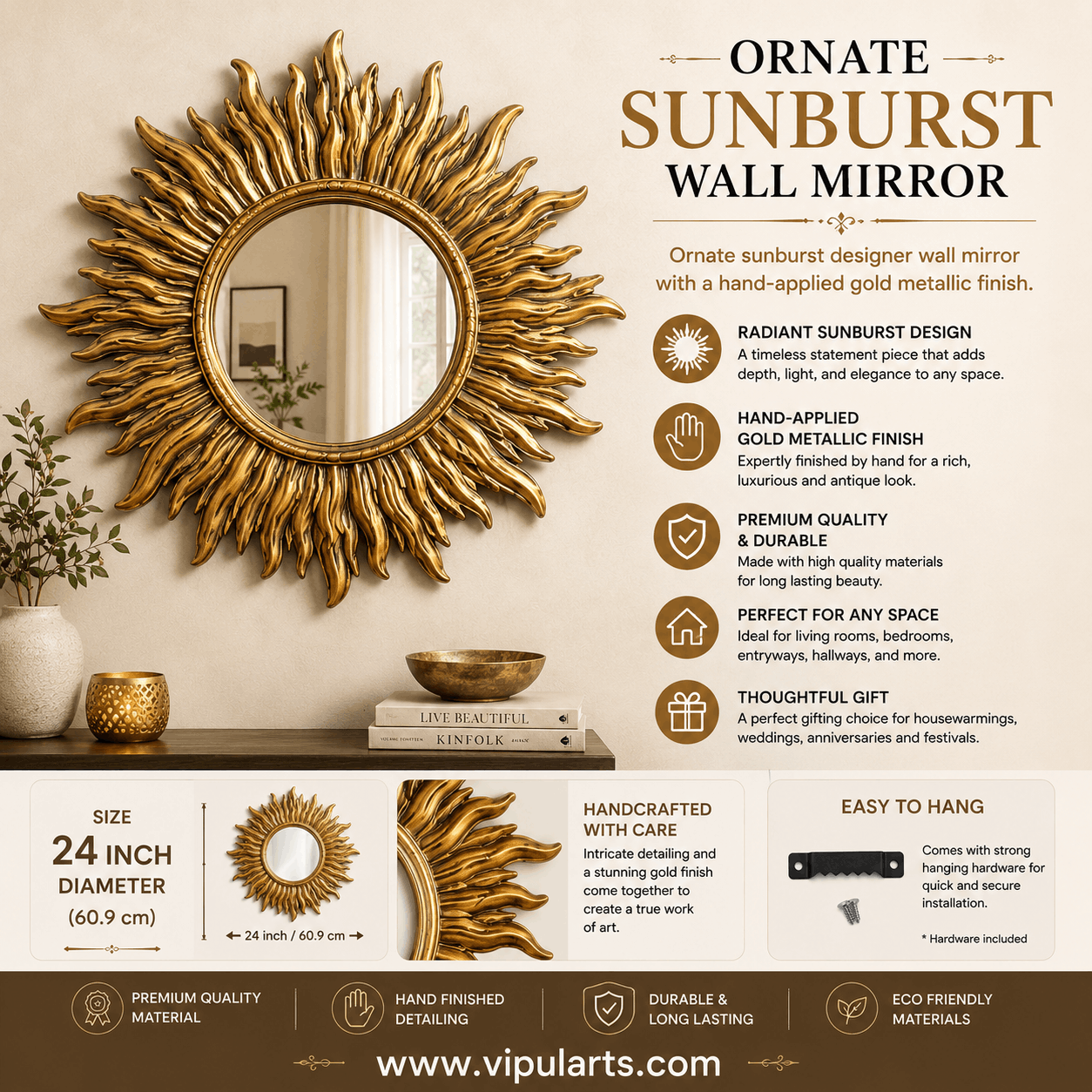 Royal Gilded Mirror